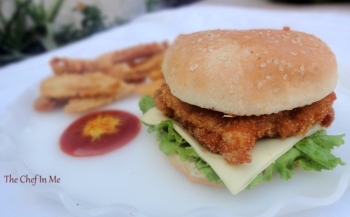 Home-Made Fillet-O-Fish (Fish Burger) With Tartar Sauce