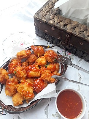 KFC hot shots with Arabian Rice
